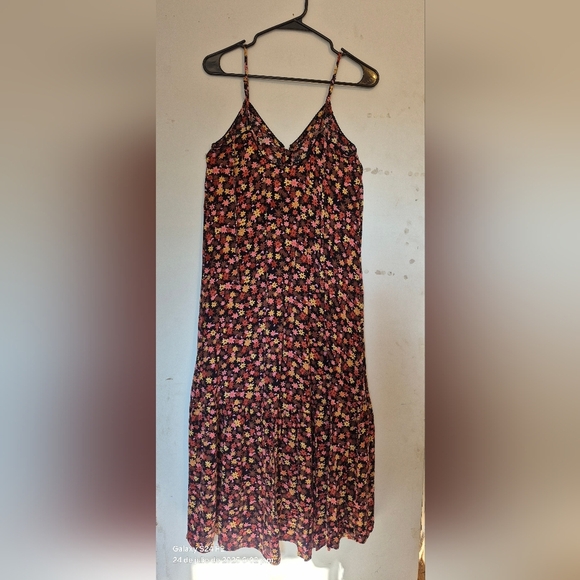 Mossimo Supply Co. Floral Pencil Skirt - Multicolor Long 46 - Picture 4 of 6